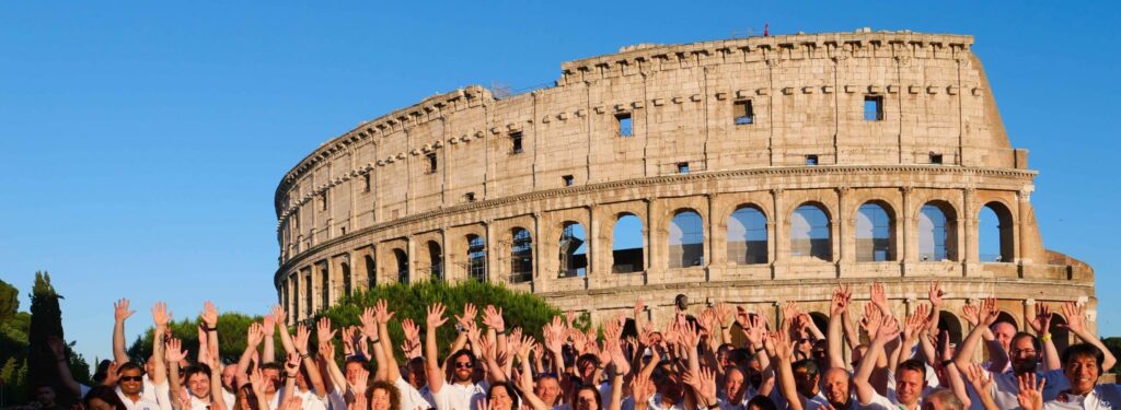 Photo de groupe Seminaire IT GEODIS Rome