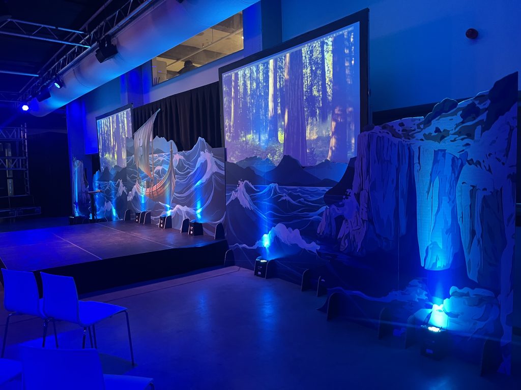Scénographie viking évènementiel Rotterdam